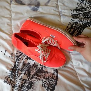 neon pink vans